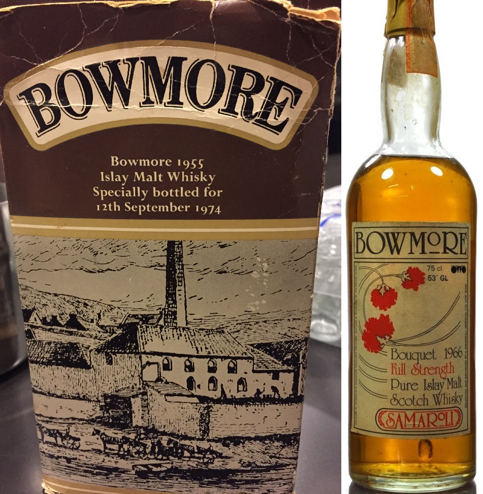 Bowmore Jug 1955 vs Samaroli Bouquet 1966 | whiskyrific