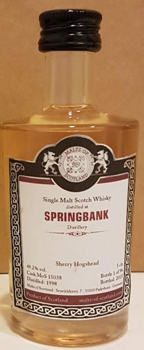 Springbank MOS 1998